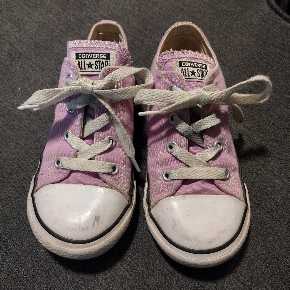 Converse All Star Girls Shoes Purple